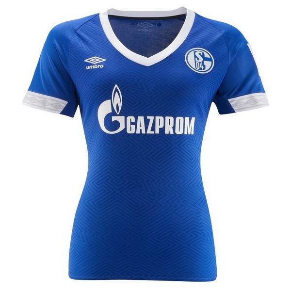 Camiseta Schalke 04 Primera equipación Mujer 2018-2019 Azul